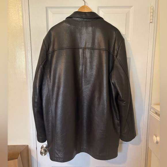Vintage Wilsons Leather Black Men's Jacket - Picture 2 of 9